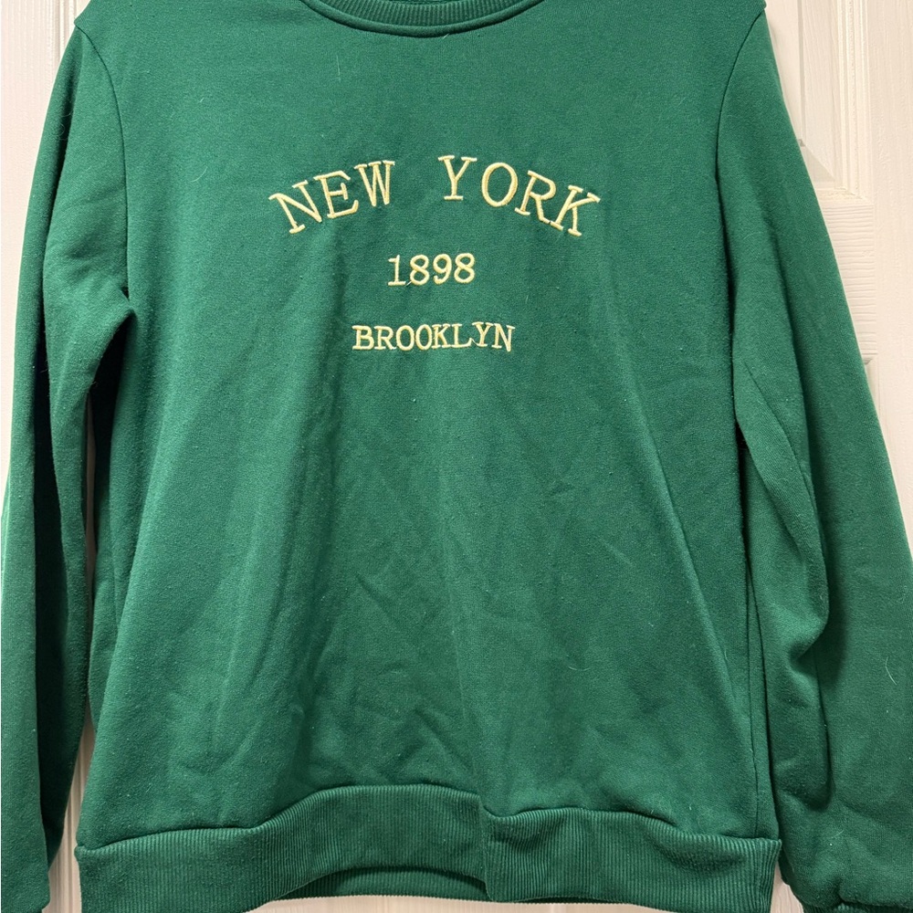 Green New York 1898 Brooklyn Sweater